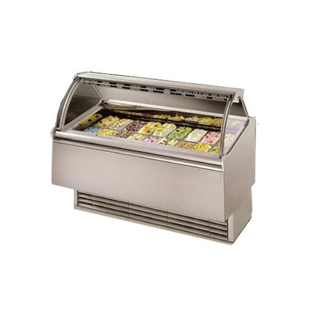 Prosky Gelato Ice Cream Display Freezer / Hard Ice Cream Display