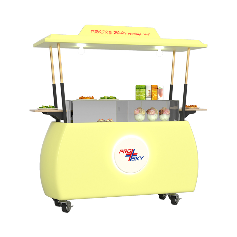 Prosky Coffee And Ice Cream Cart Trailer Electric Food Tricycle Cart For Sale