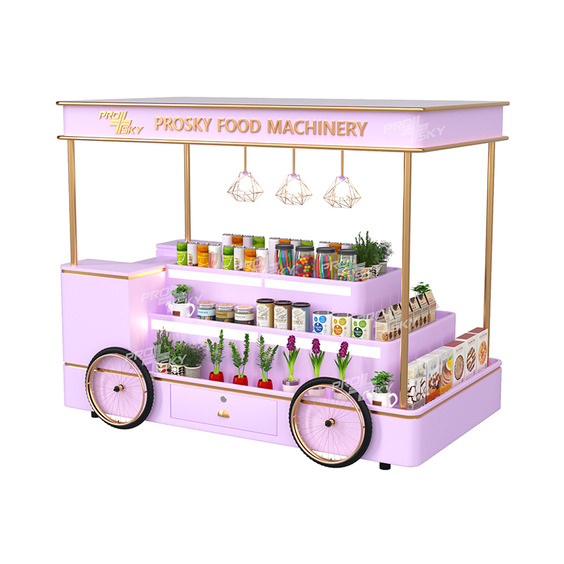 Prosky Uk Standard Mobile Food Cart Food Catering Trailer For Coffee Ice Cream