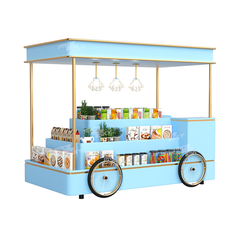 Prosky Mobile Street Food Kiosk Cart Ice Cream Cart For Sale Usa