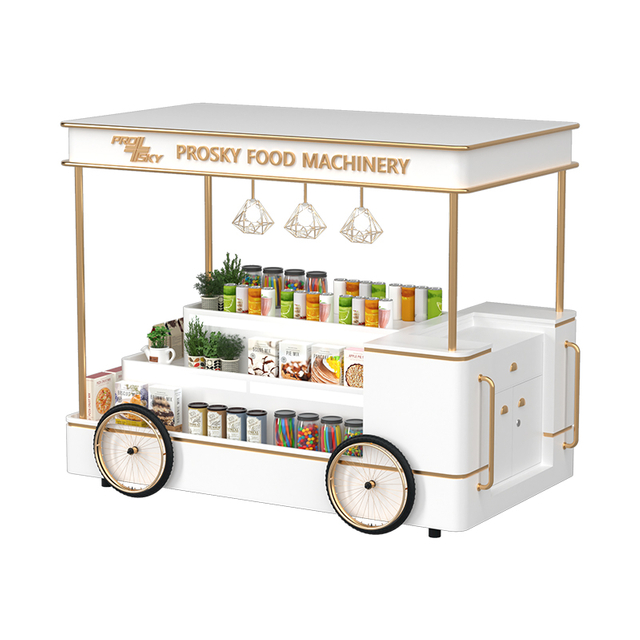 Mobile Street Ice Cream And Coffee Small Food Cart