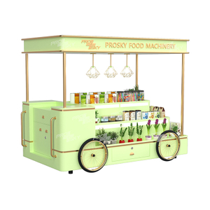 Prosky Factory Direct Sales Mini Food Trailer Mobile Bar Trailers Ice Cream Truck Hot Dog Cart Food Trailer With Dot