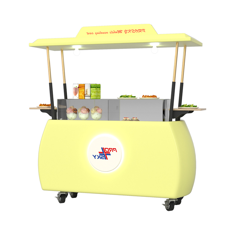 Prosky Street Ice Cream Roll Food Cart Fast Food Vending Truck Trailer