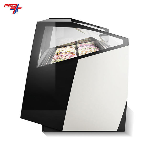 Prosky Italian Commercial Ice Cream Display Freezer with Screen