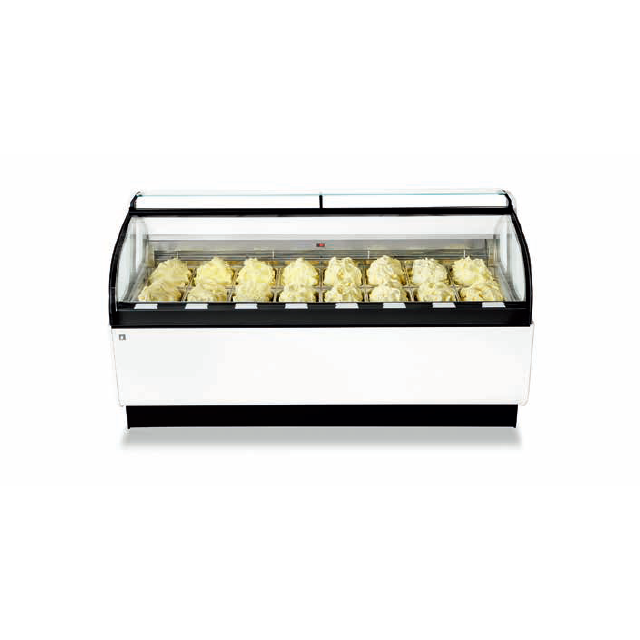 Prosky Freezer Wholesale 22 Pans Plugin Cooler Cabinet Gelato Display Cabinet