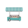 Prosky Convenient Bright Push Ice Cream Carts With Washbasin