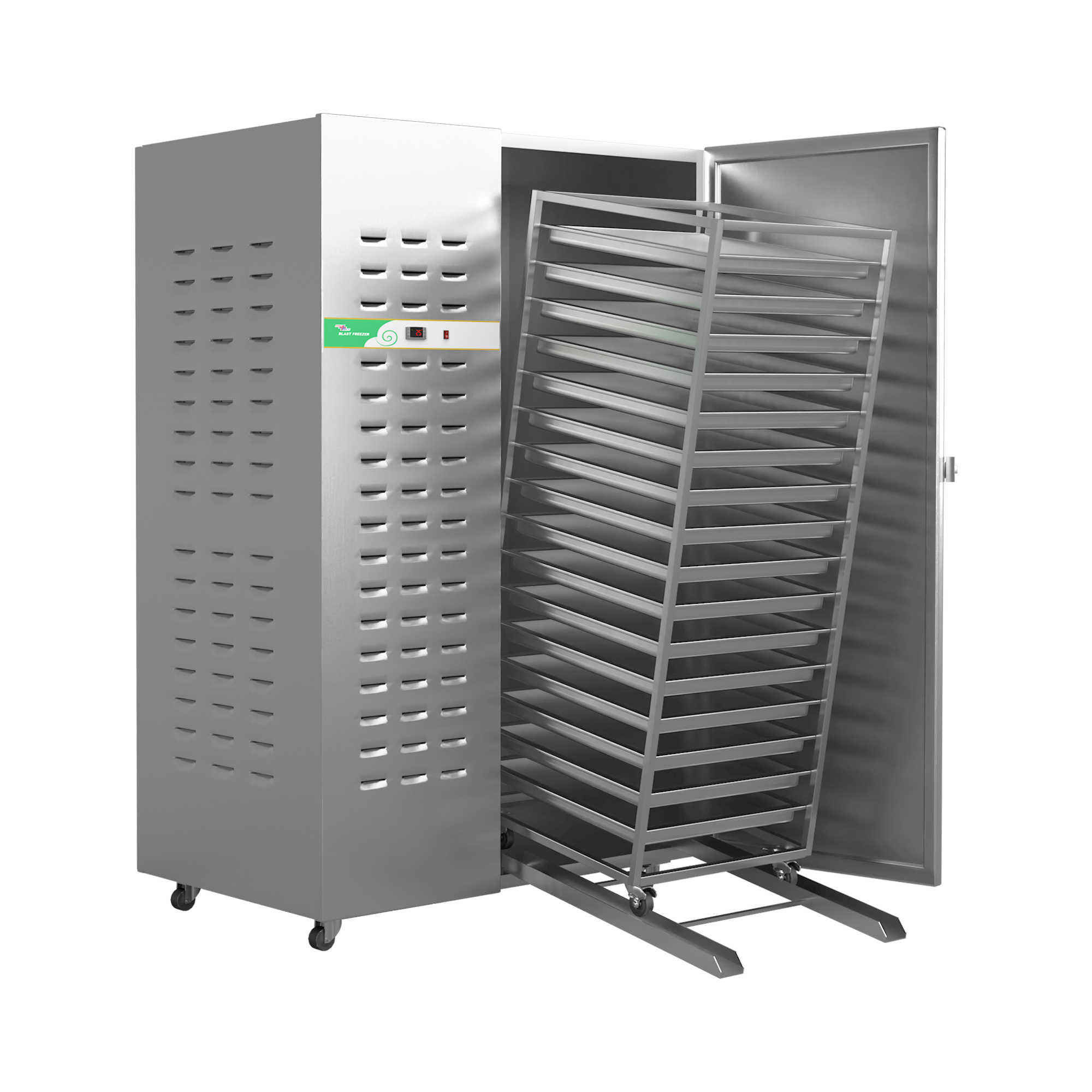 What should I pay attention to when using the blast freezer?