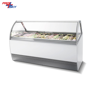 Prosky Refrigerator Popsicle Wide Usage Aluminum Display Freezer Case for Sale